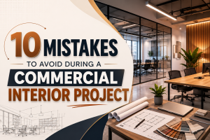 10 Mistakes to Avoid During a Commercial Interior Project
