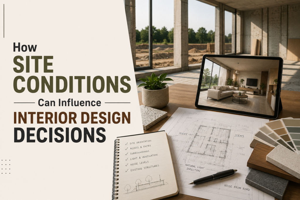Site Conditions Can Influence Office Interior Design Decisions